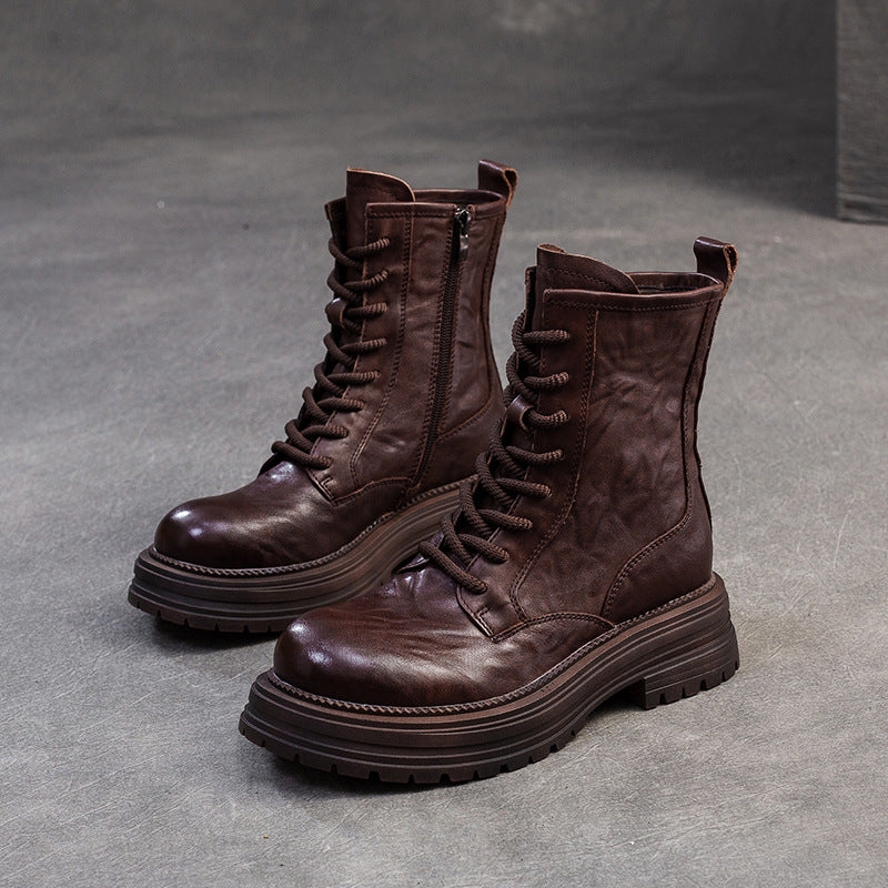 Women's Hand Grip Pattern Fashion Short Knight Boots