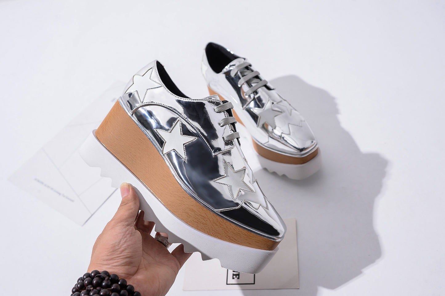 Platform Female Square Toe Thin Strap Wedge Height Increasing Muffin Women's Casual Shoes