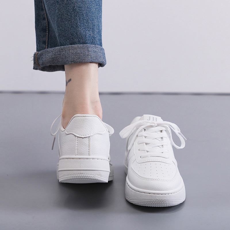 Women's White For Summer Versatile Breathable Sports Sneakers