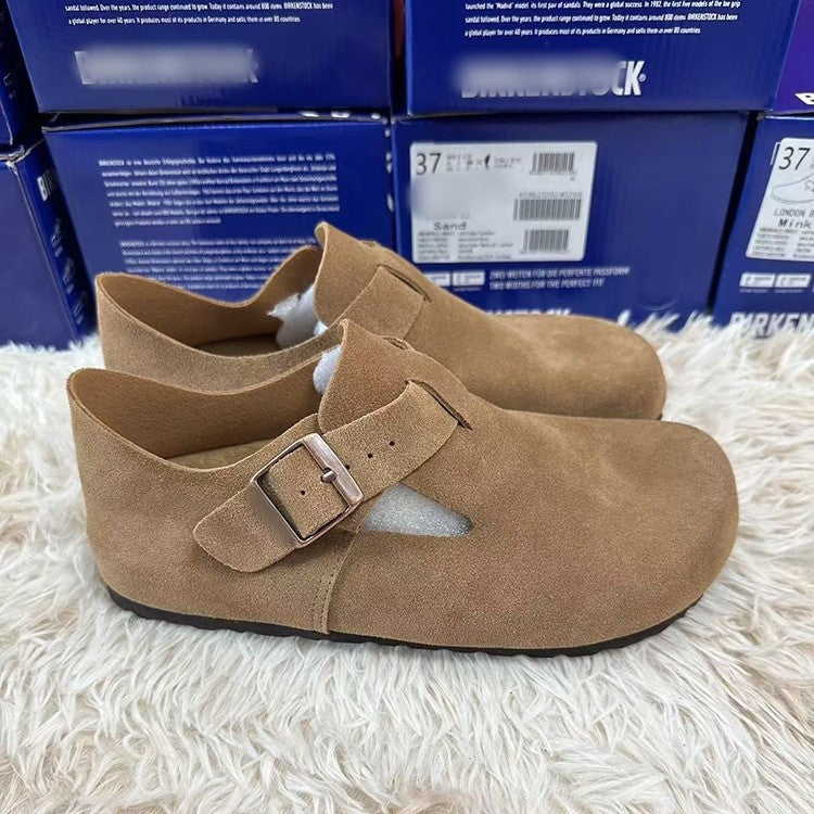 Women's & Men's Cowhide All-inclusive Suede Invisible Height Increasing Women's Casual Shoes