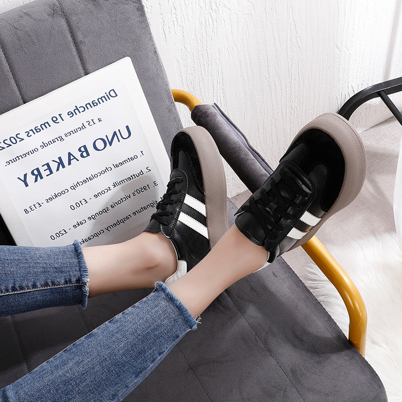 Women's Height Increasing Insole German Training Retro Women's Casual Shoes