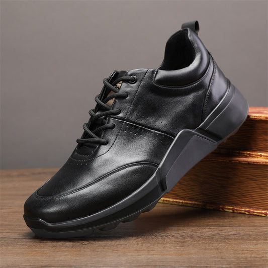Men's Breathable Full Grain Cowhide Outdoor Sports Sneakers