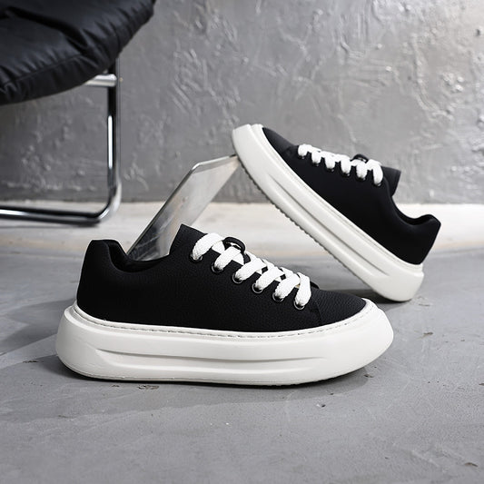 Men's Autumn Versatile Fashion Korean Style Platform Height Men's Casual Shoes