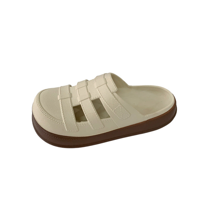 Women's Platform Outdoor Soft Bottom Beach Closed Toe Sandals