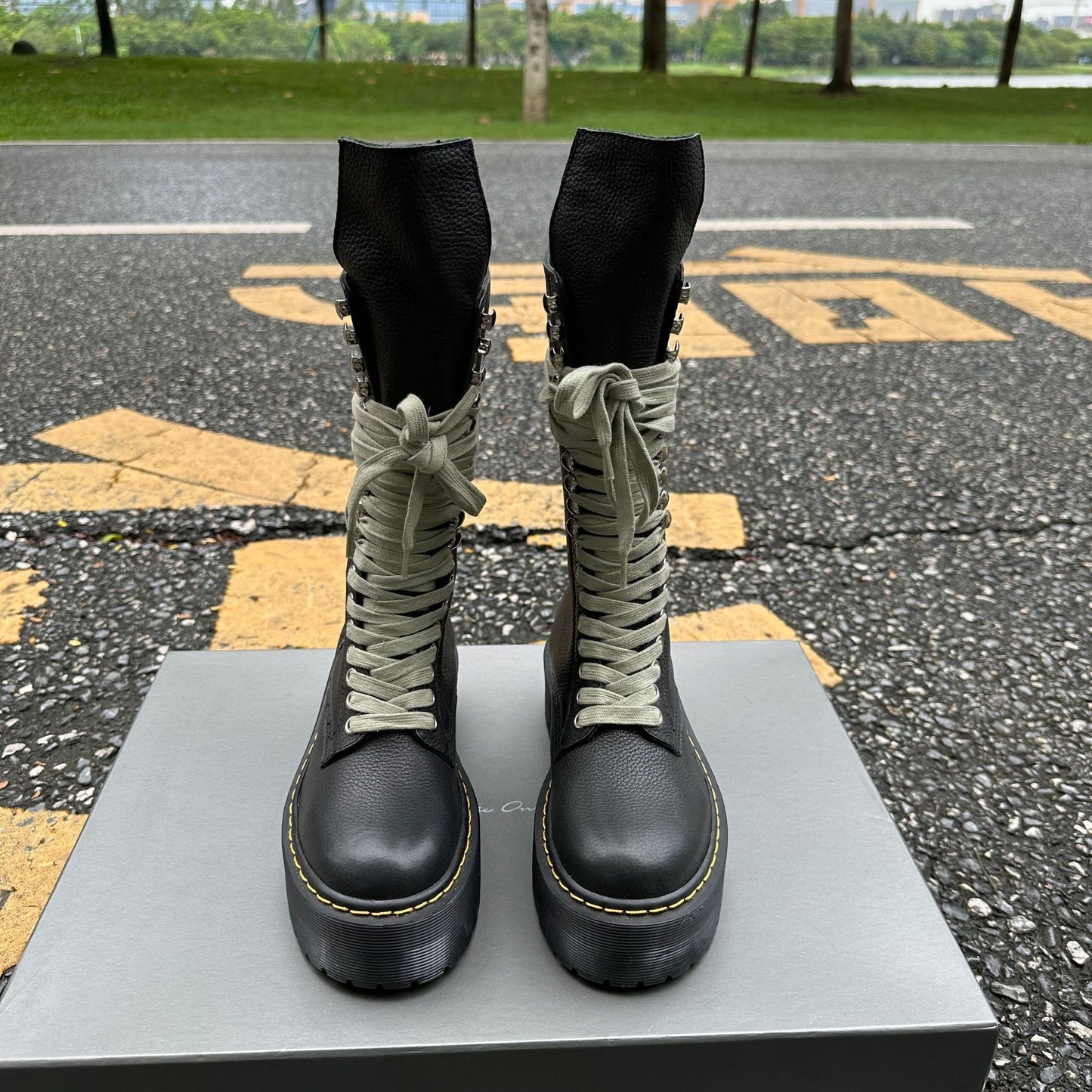 Women's & Men's Knight British Style Raise The Bottom Boots