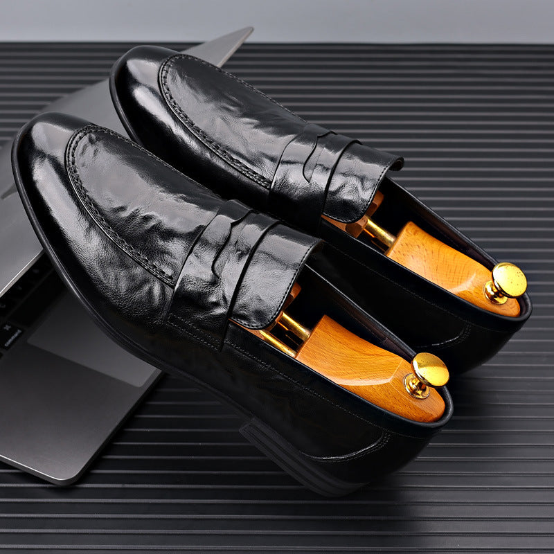 Men's First Layer Cowhide Genuine Breathable Soft Casual Shoes