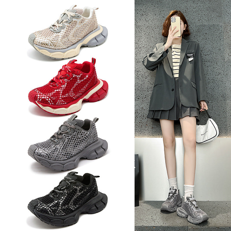 Women's Early Spring Paris Couples Fashion Platform Sneakers