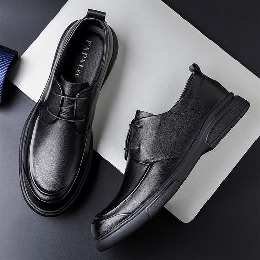 Men's Plus Size Business Formal High-grade Black Leather Shoes