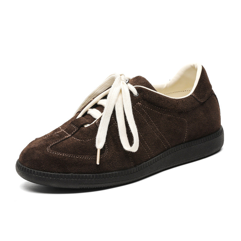 Women's & Men's Training Retro Board German Men's Casual Leather Shoes