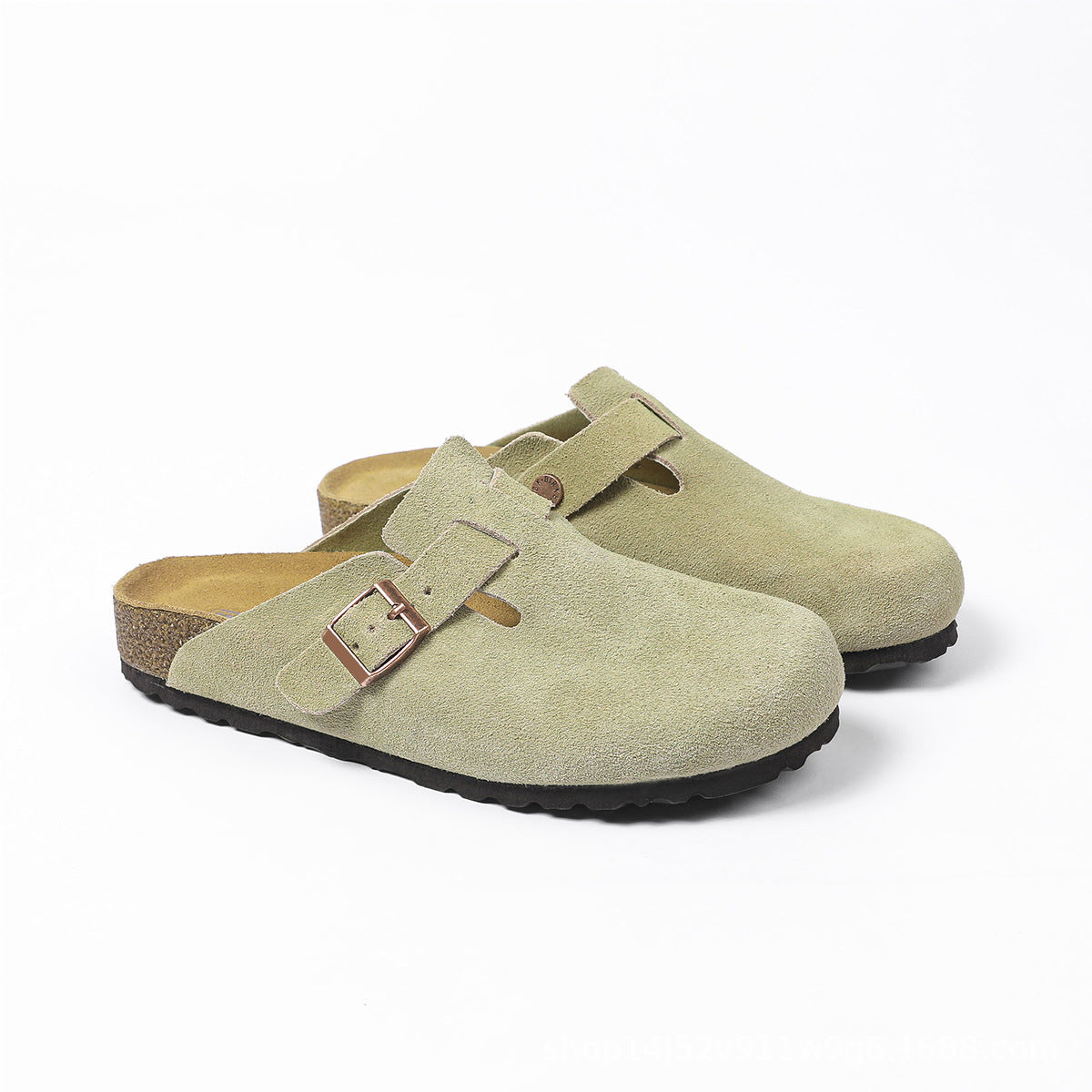 Women's & Men's Genuine Outdoor Leisure Pump Retro Half Platform Sandals