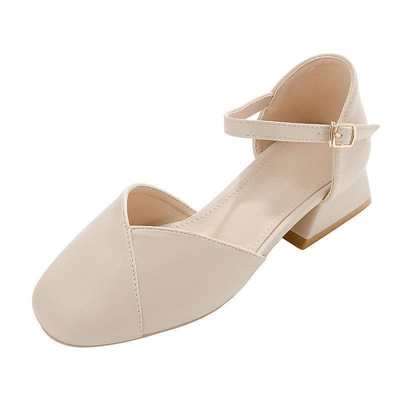 Fairy Summer Wind Fashionable Soft Chunky Heels