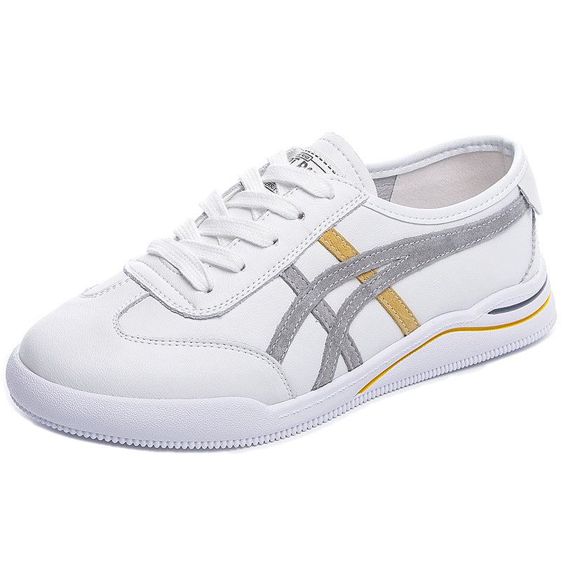 Women's Plus Size Genuine Flat White Autumn Women's Casual Shoes