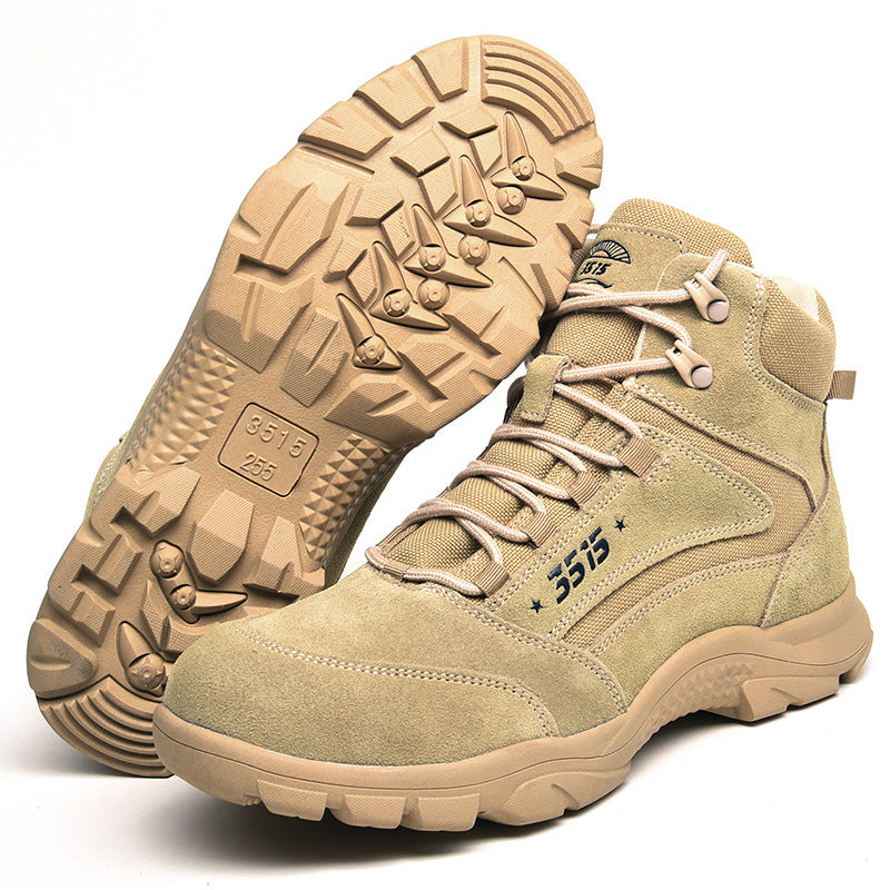 Men's Man Desert Breathable Outdoor Combat Training Boots