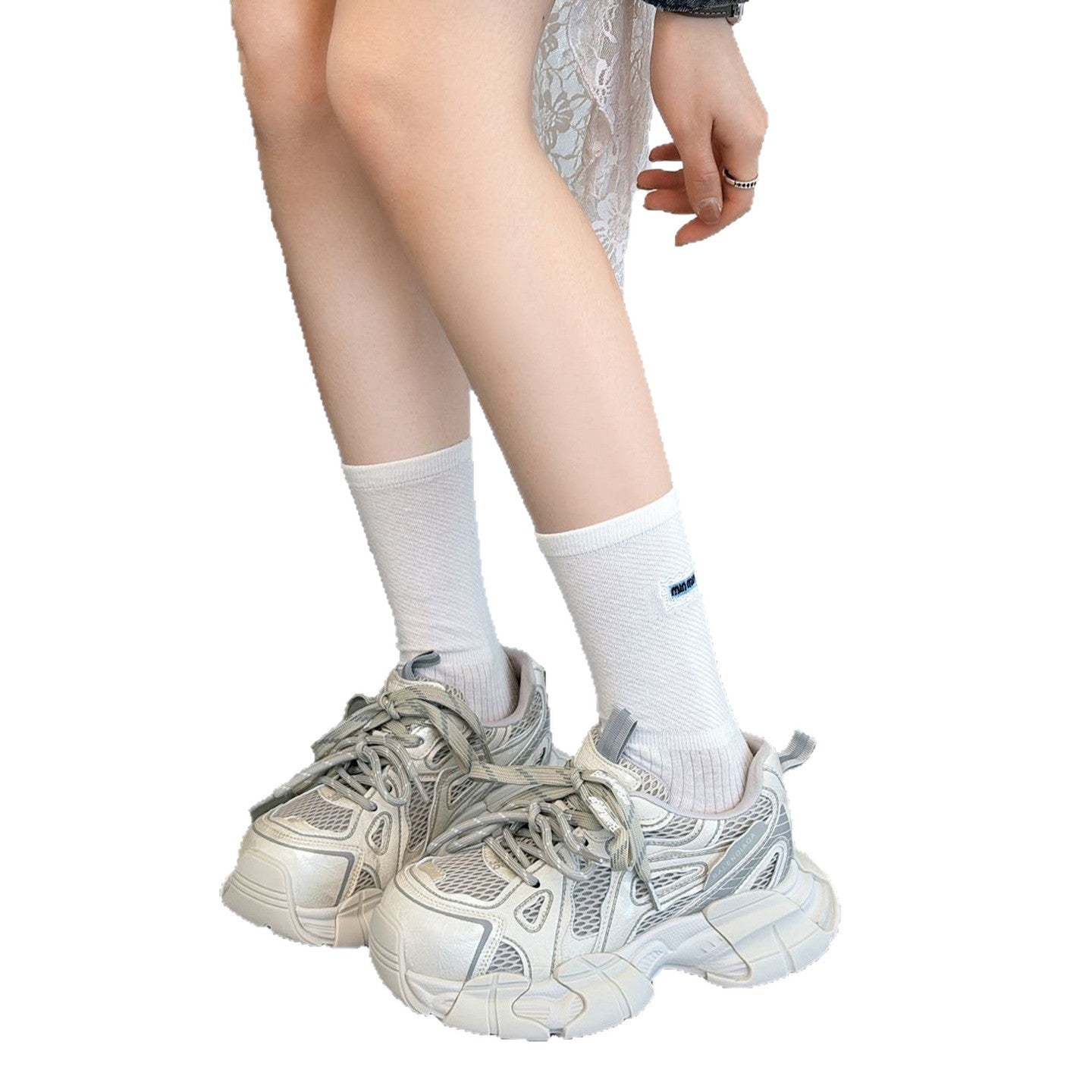 Women's Style Thick Bottom Octopus Fried Street Dad Comfortable Women's Sports Shoes