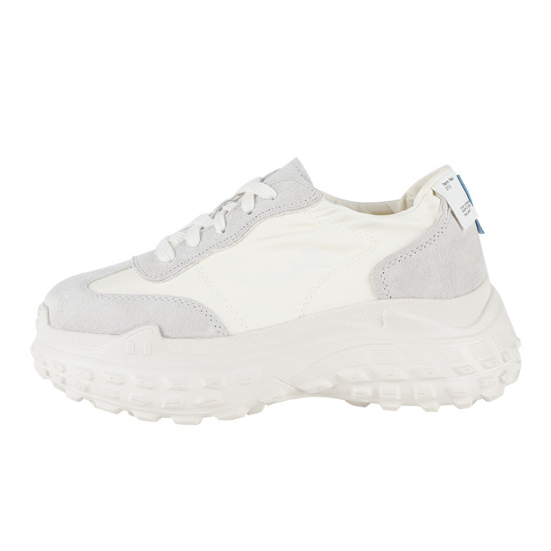 Women's Platform Ballet Style Training Breathable Small-sized White Sports Dad Women's Casual Shoes