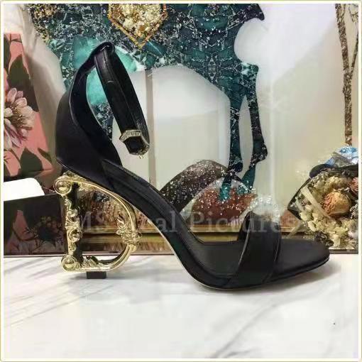Women's One Strap Fairy Summer Wind Chunky Heels