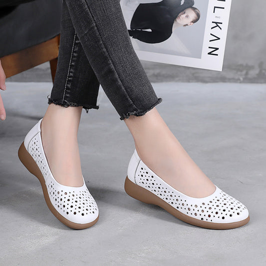 Women's Flat Single Artistic Versatile Comfortable Slip-on Soft Women's Shoes