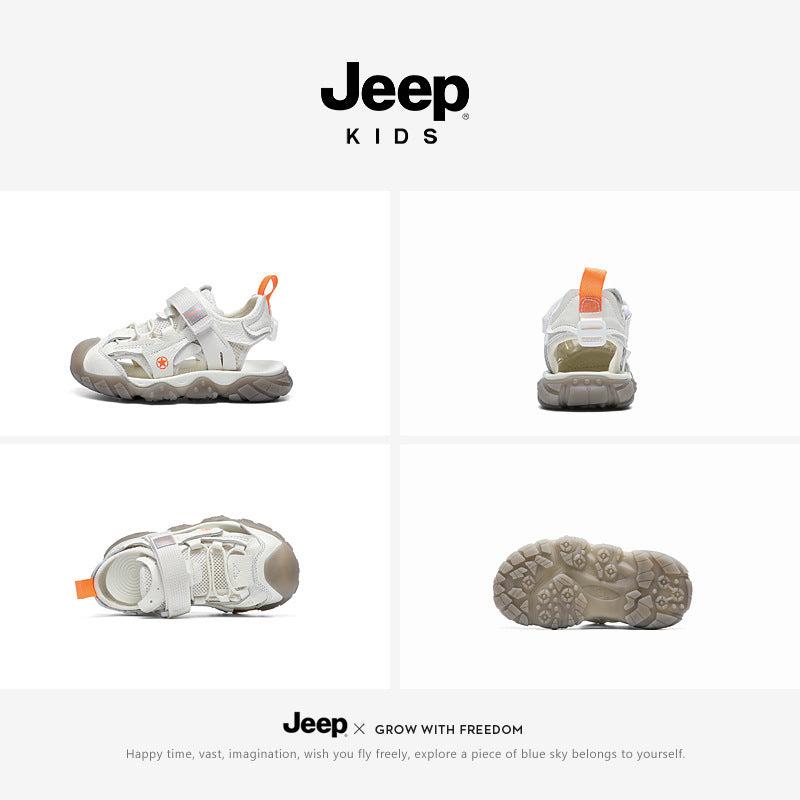 Children's Jeep Spring Boys Summer Mesh Surface Kid's Sandals