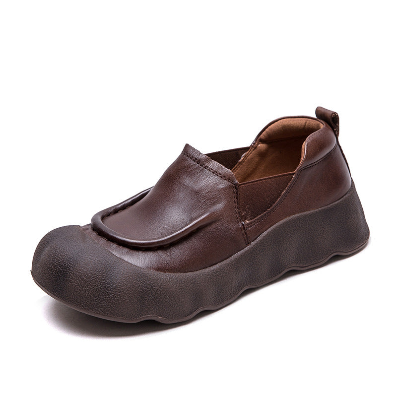 Women's Shu Thick Bottom Ugly Cute Big Head Pumps Women's Shoes