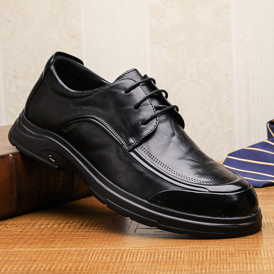 Men's Top Layer Cowhide Hand Grip British Men's Shoes