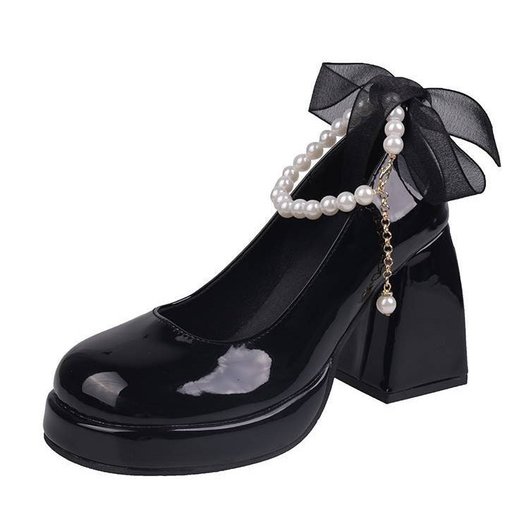 Women's Low-cut High Mary Jane French Vintage Women's Shoes