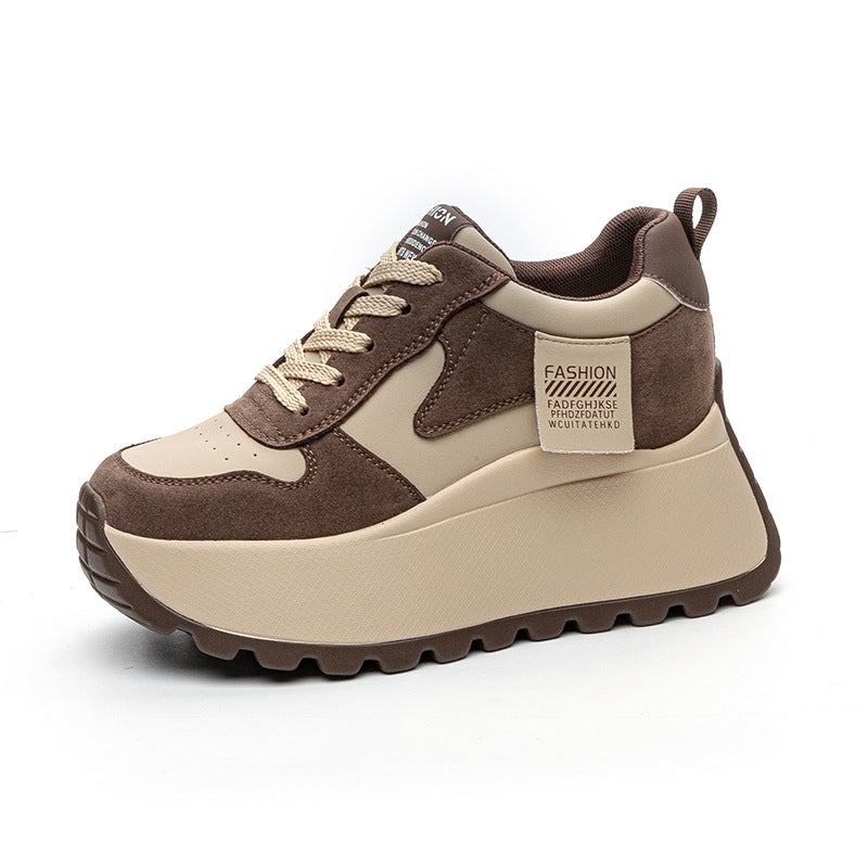 Women's Fashionable Thick Bottom Increased Fashion Letters Sneakers