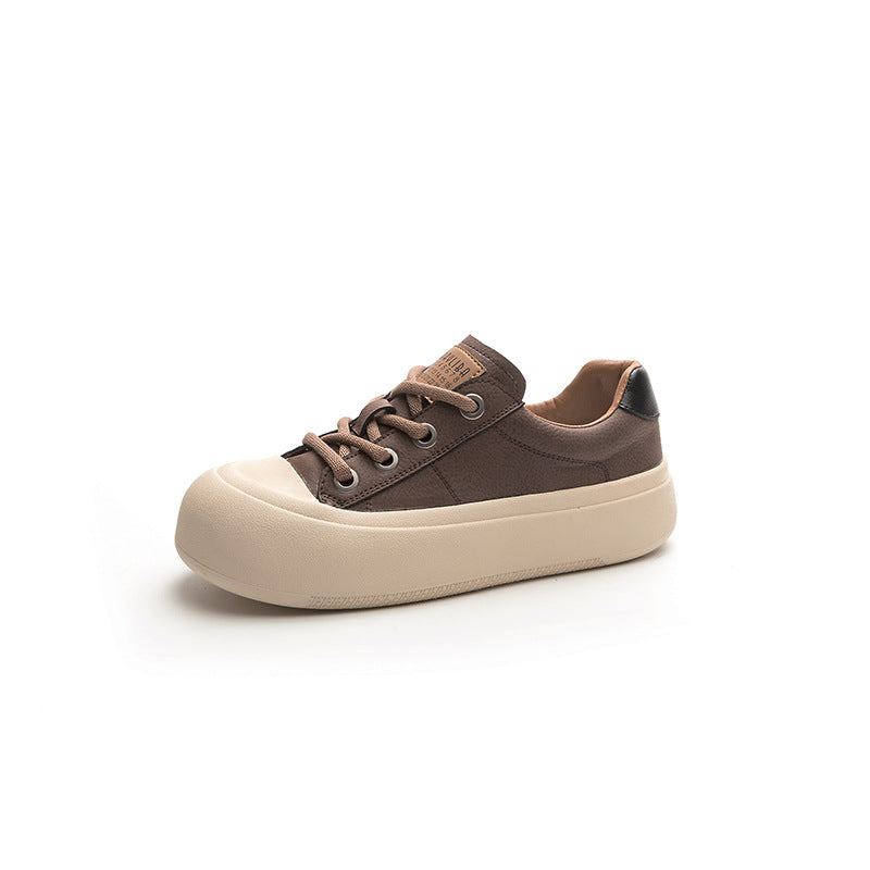 Women's Platform Authentic British Style Retro Flat Women's Shoes