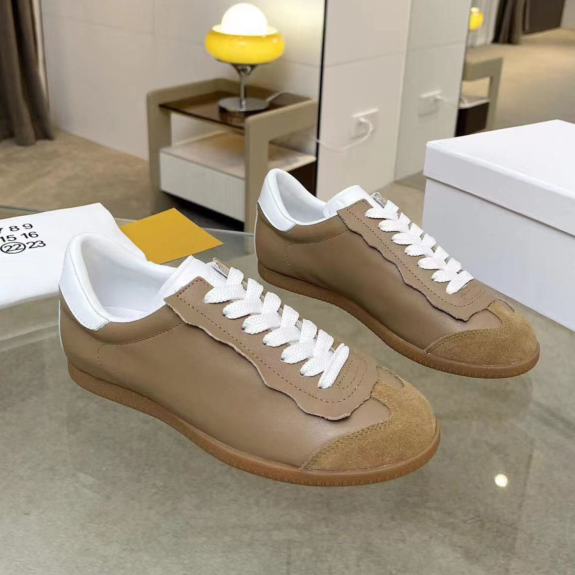 Summer Lace Up Round Toe Fashion Sneakers