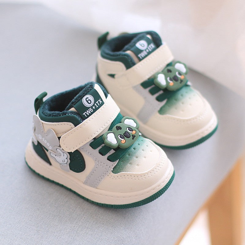 Small Boys Thin Cotton Toddler Cartoon Kid's Sneakers