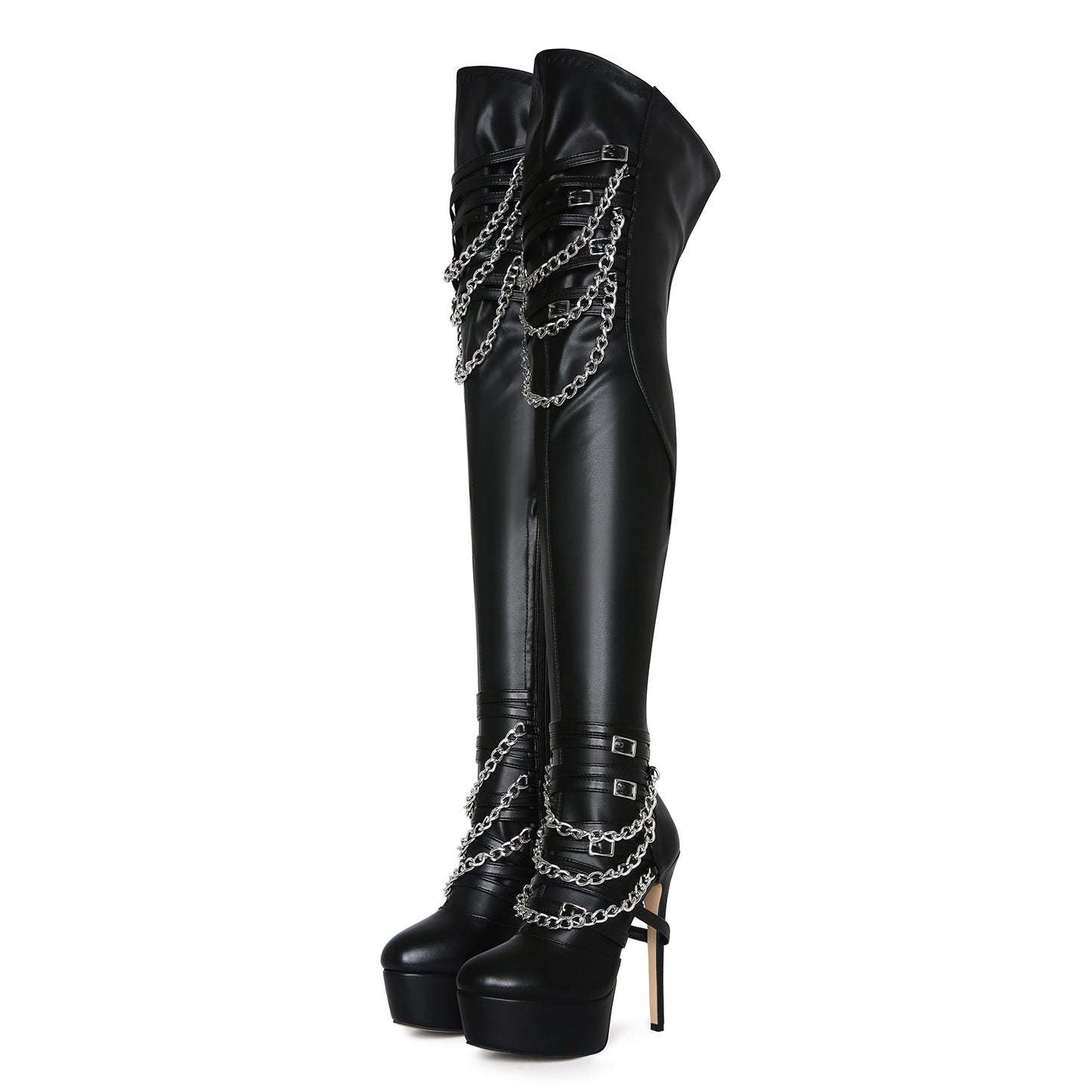 Women's Sexy Water Table Banquet Chain Plus Size Over Heels