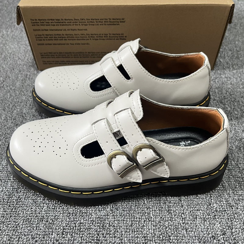 Women's Mary Jane Genuine British Fashion Double Casual Shoes