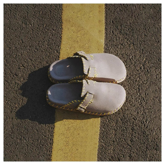 Toe Half Outer Wear Retro Slip-on Flat Slippers