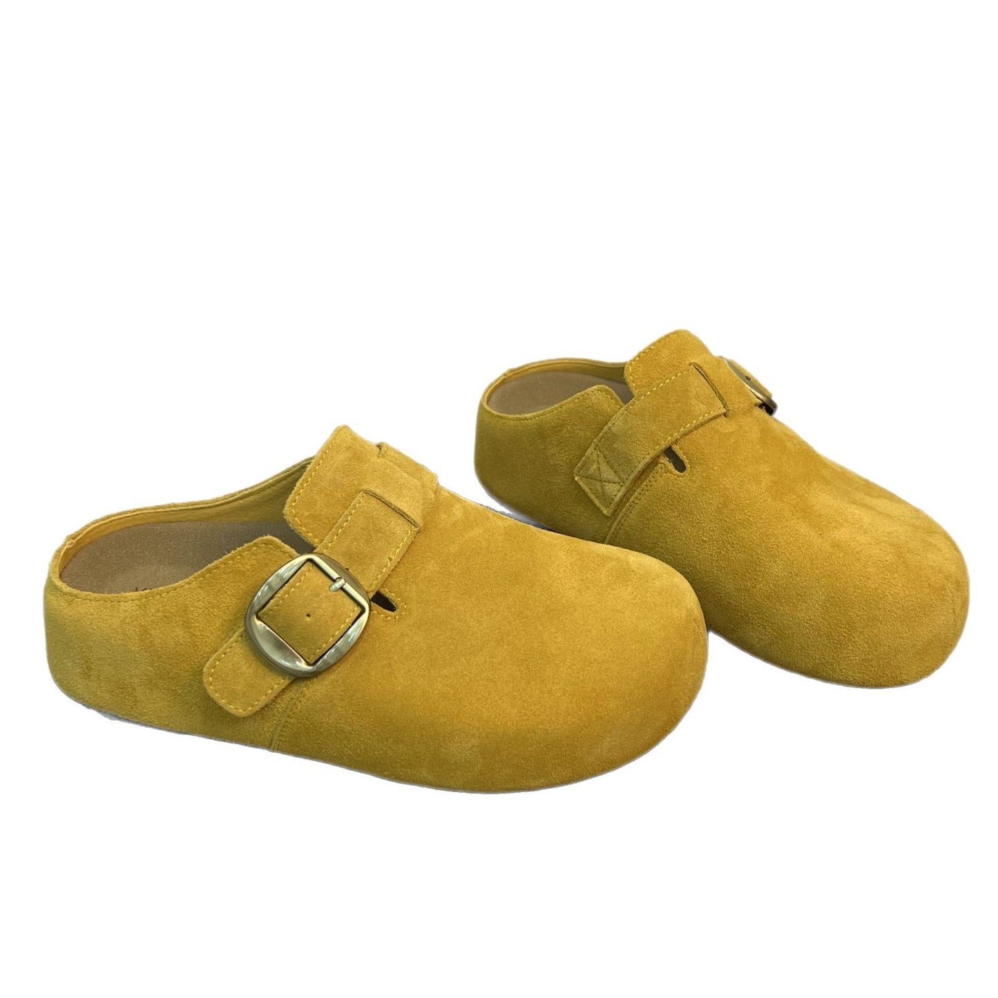Women's Genuine Flat Soft Bottom For Outdoor Thick-soles Slippers