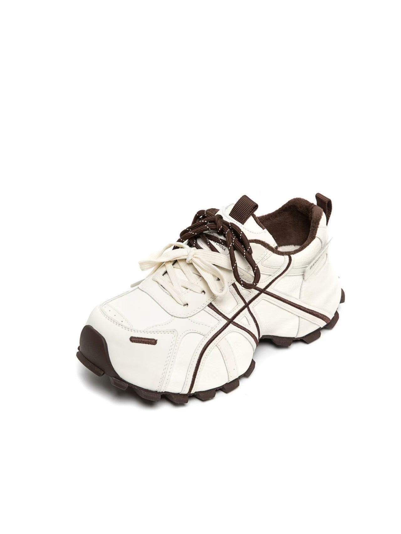 Women's Genuine Elevator Embroidered Bag Bottom Dad Casual Shoes