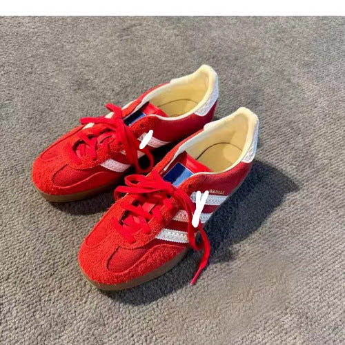 Retro Genuine German Training Blue Red Clover Versatile Casual Shoes
