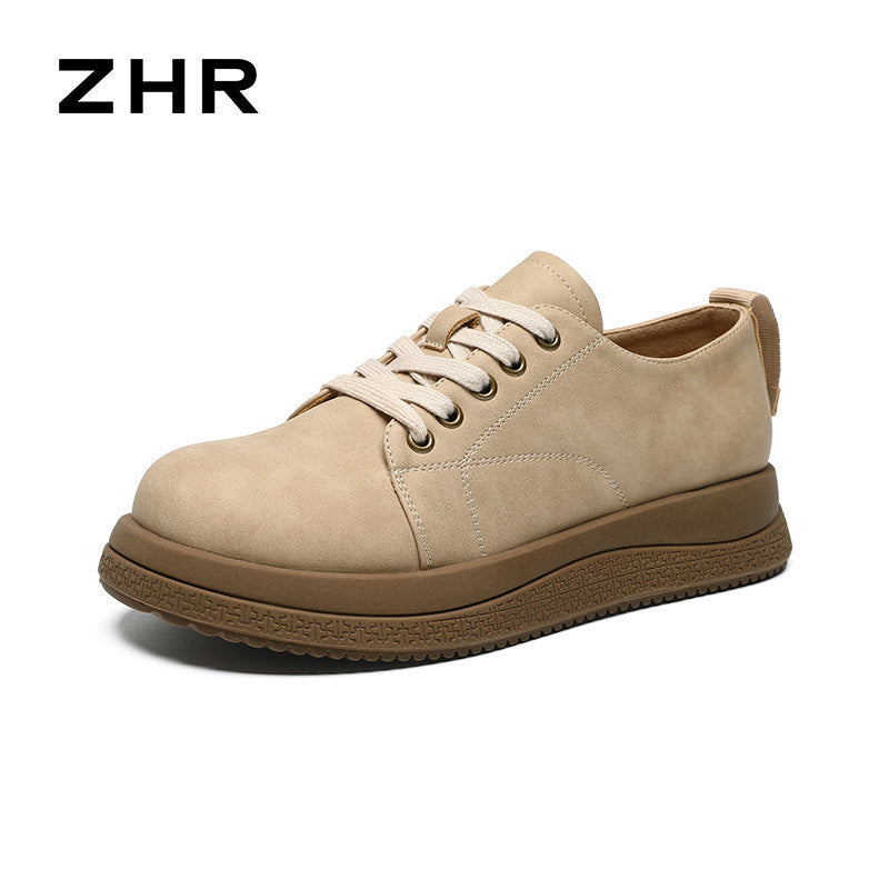 Women's Round Toe Spring British Style Retro Women's Shoes