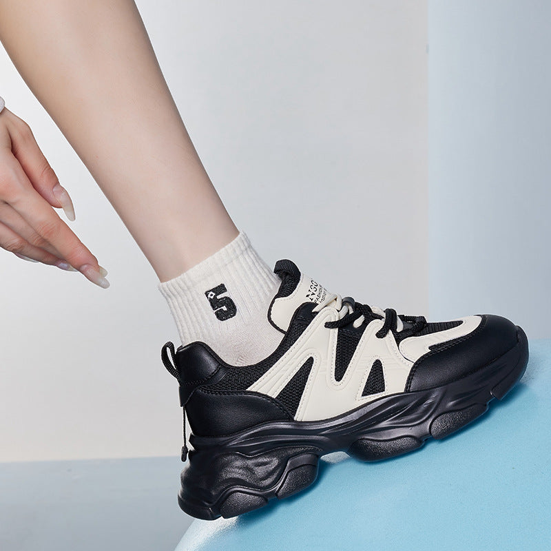 Women's & Men's Foam Bottom Authentic Clunky Autumn Heighten Sneakers