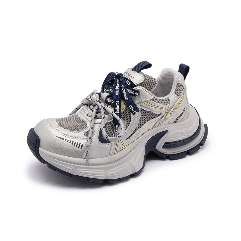 Women's Goods Mesh Breathable Lace Up Tassel Sneakers