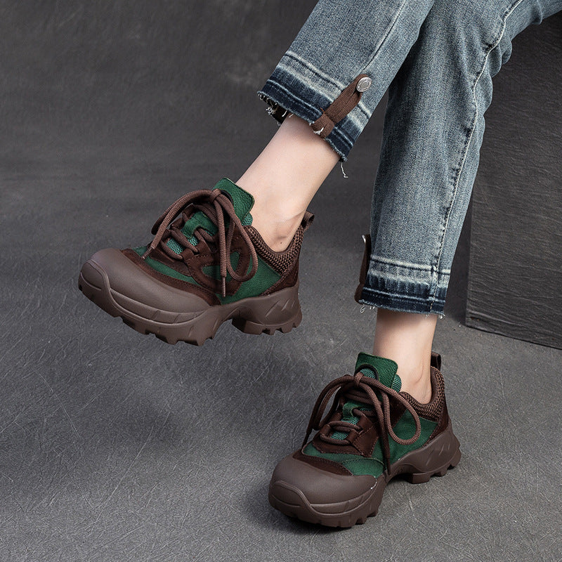 Women's Fashion Sports Mesh Pumps Comfortable Platform Casual Shoes