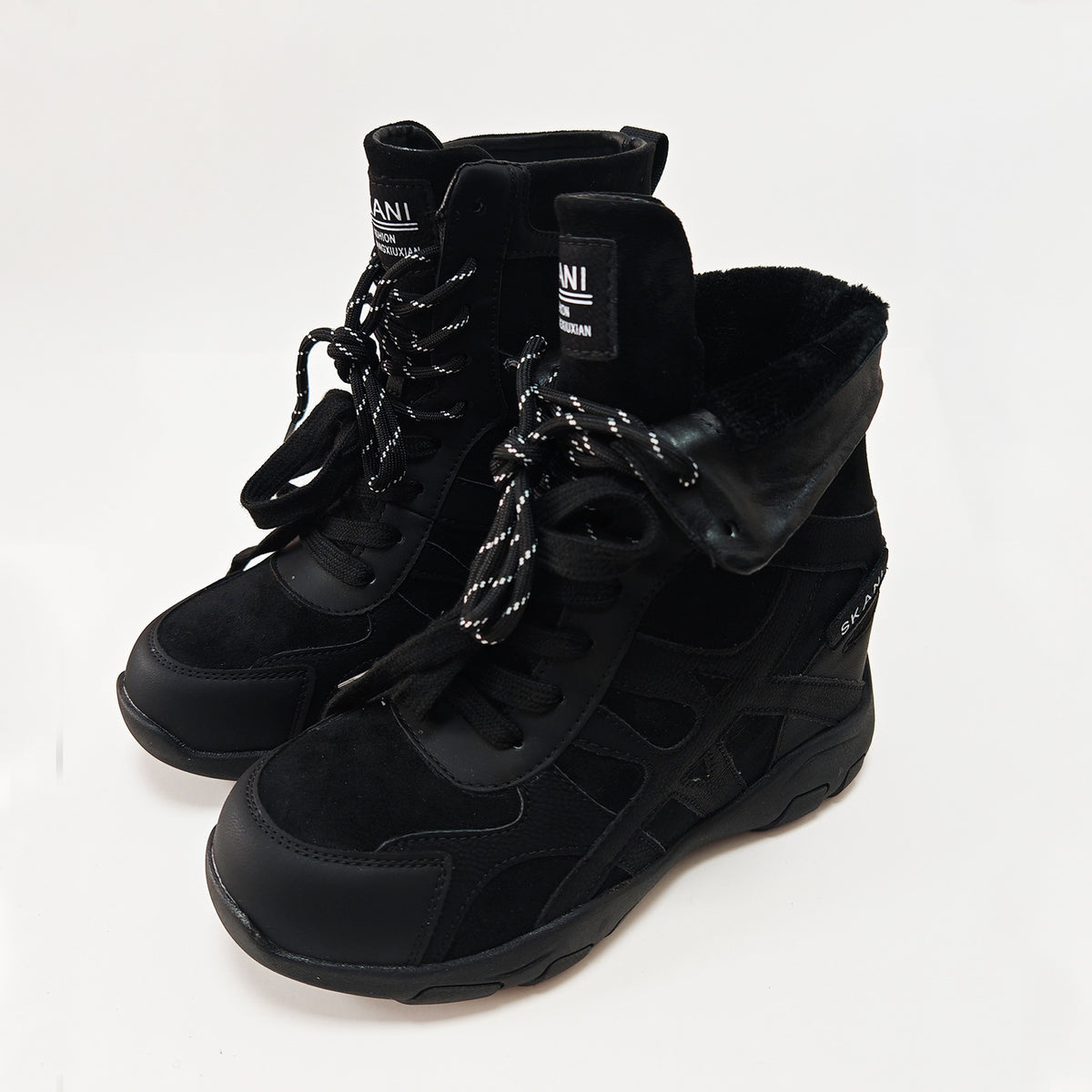 Women's Bottom Hight Increasing Martin Autumn Small German Training Racing Western Women's Leather Boots