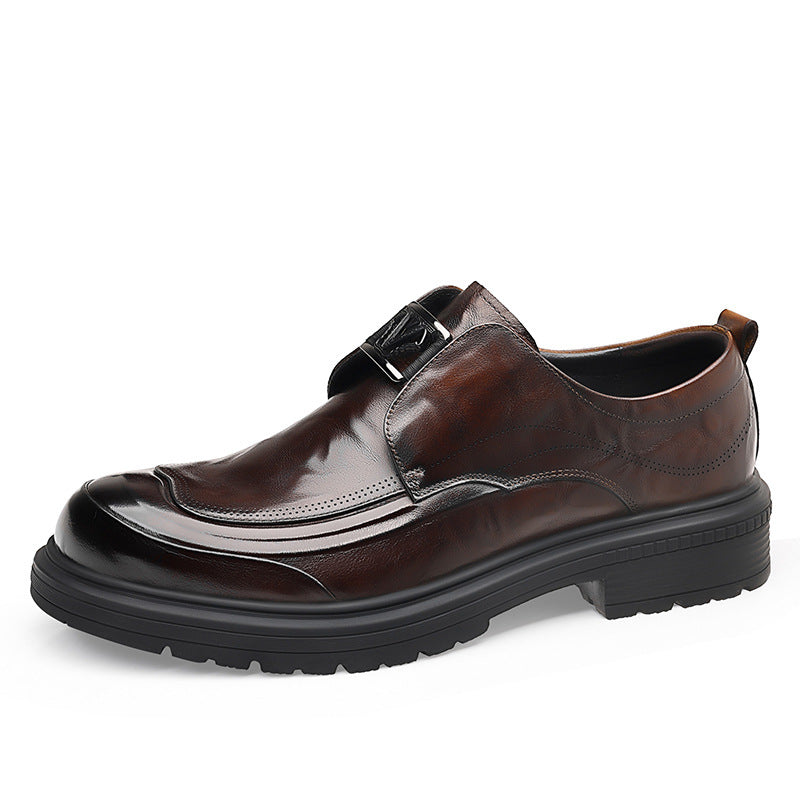 Men's Genuine Business Formal Wear Wide Feet Big Casual Shoes