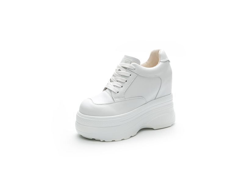 Women's Spring Genuine Low-cut Inner Height Increase Women's Casual Shoes