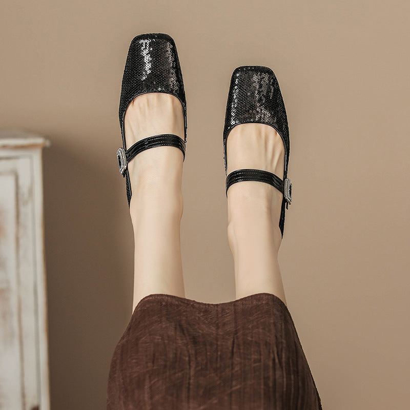 Women's Mary Jane High Temperament Classic Style Women's Shoes