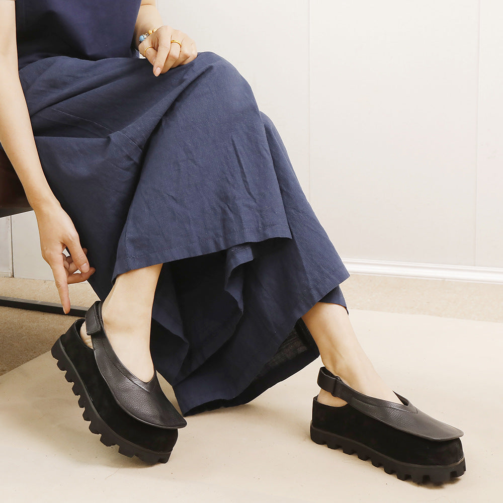 Women's Feet With Hidden Closed Toe Hollow Women's Casual Shoes