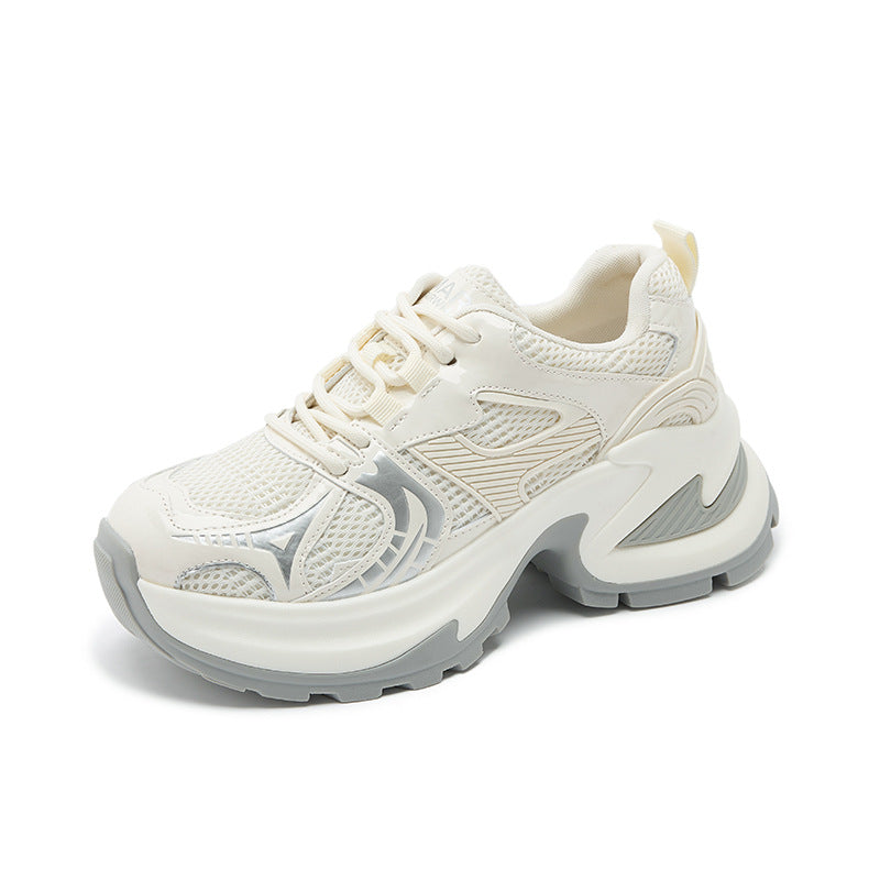 Women's Size Platform Dad Summer Versatile Mesh Casual Shoes