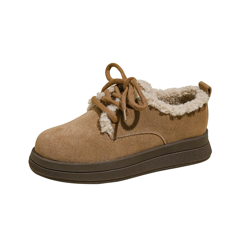Women's Genuine Plus Veet Fluffy Vintage Cotton Boots