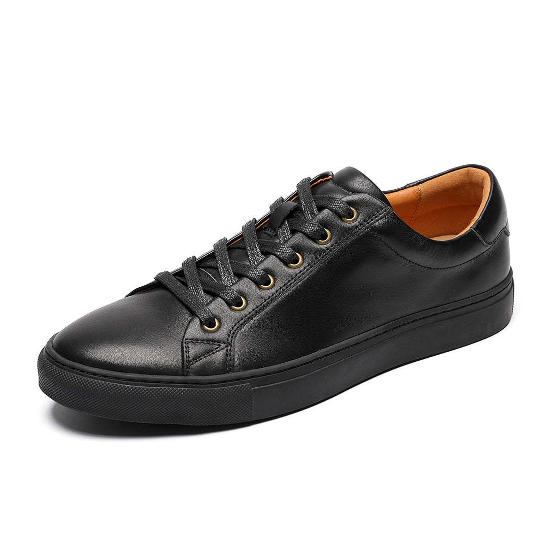 Men's White British Style Breathable Versatile Sports Men's Board Shoes