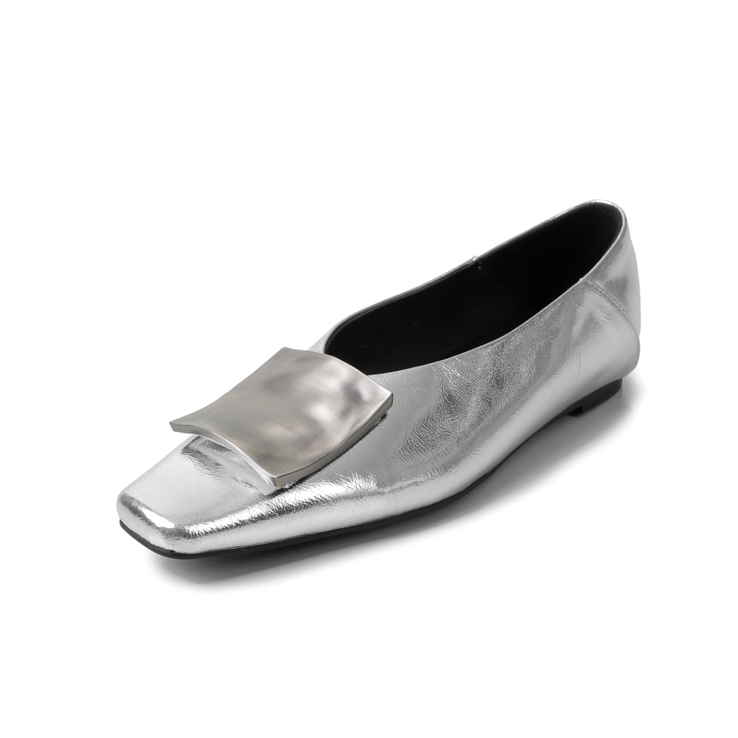 Women's Fried Light Luxury European Goods Genuine Square Buckle Women's Fashion Shoes