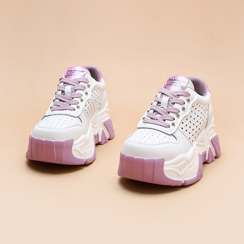 Women's Dad Summer Genuine Super Popular Thick Sneakers