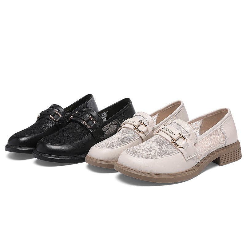 Women's Authentic Hollow Out Flat Pumps Summer Mesh Soft Women's Shoes